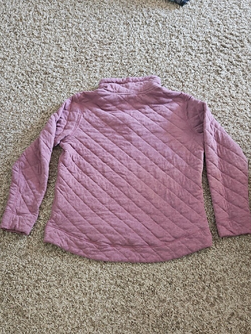 Marmot Quilted Pullover Hoodie in Mauve Pink - Picture 2 of 3